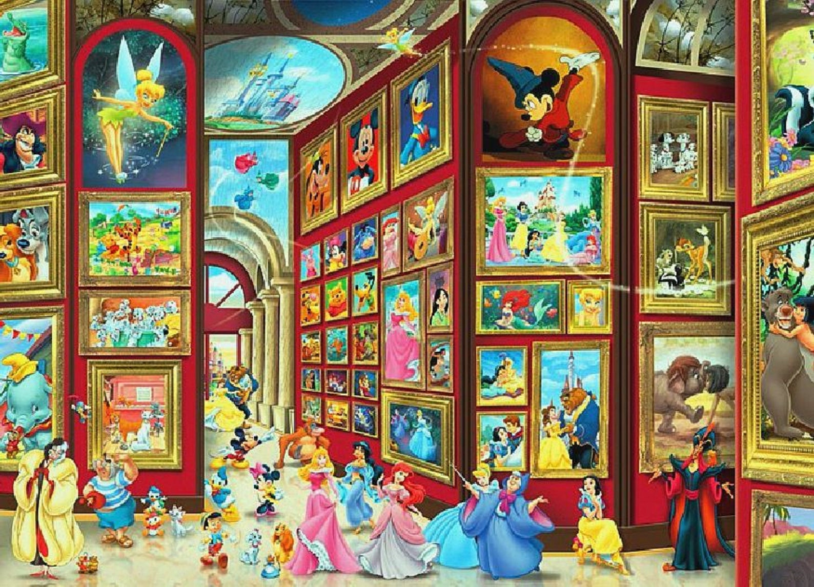 Disney gallery. диснеевские принцессы рапосль. пазл 500 - 1500 дисней. Disney gallery. сказочные герои уолт дисней.