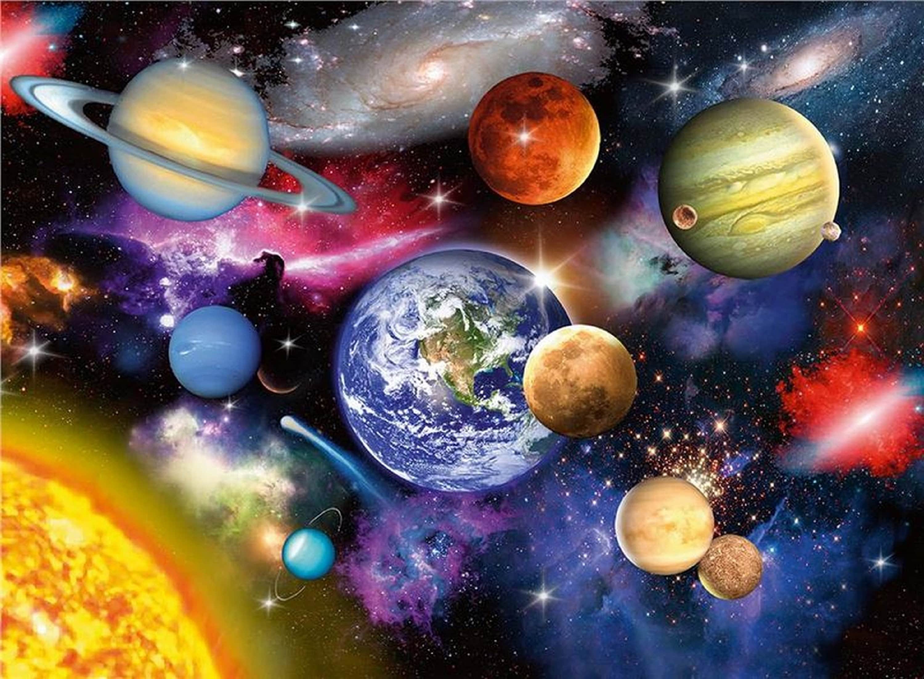 Solar System Cosmos Landscape Planet 847 Modern Cross Stitch