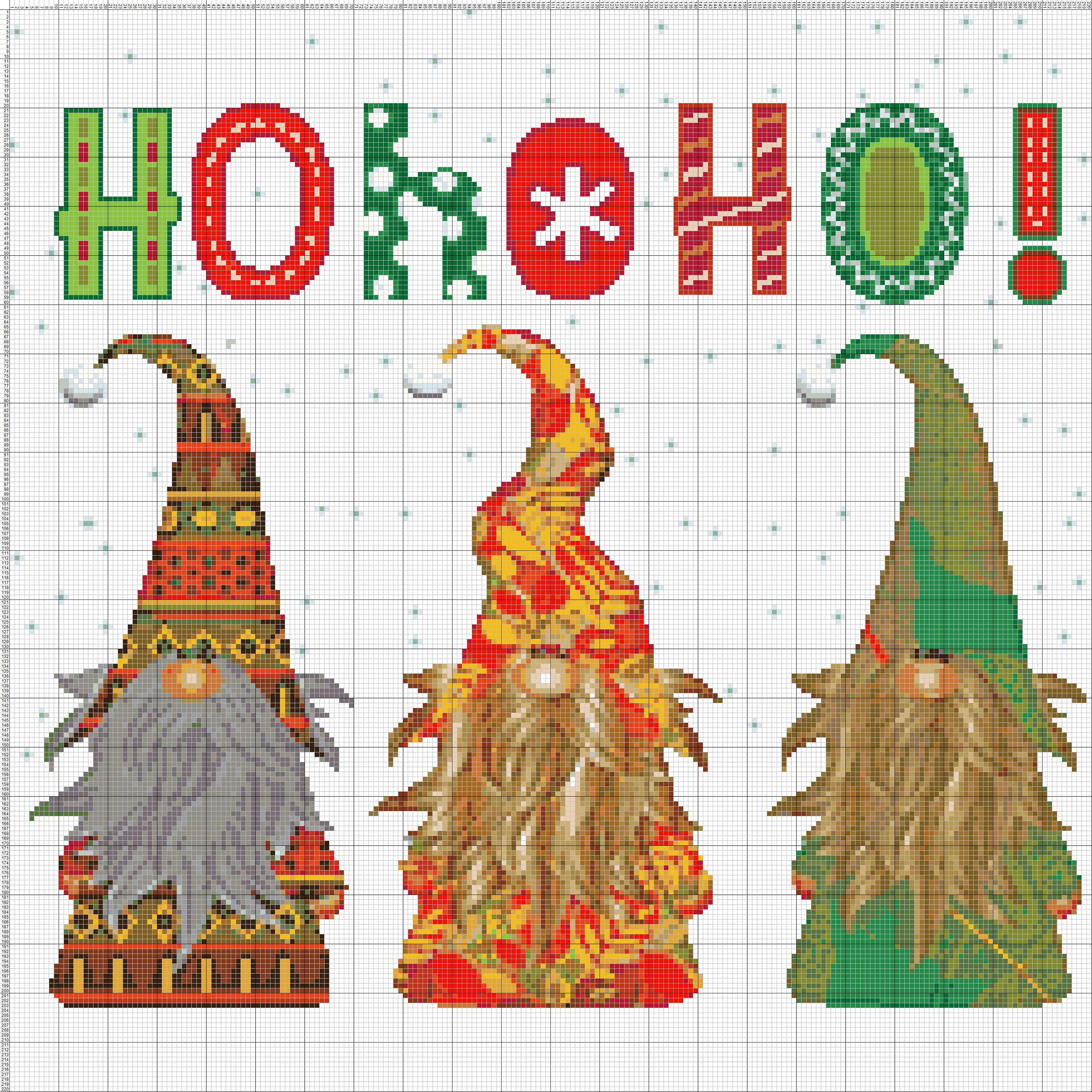 Christmas Stocking Cross Stitch Pattern Nightmare Before Christmas
