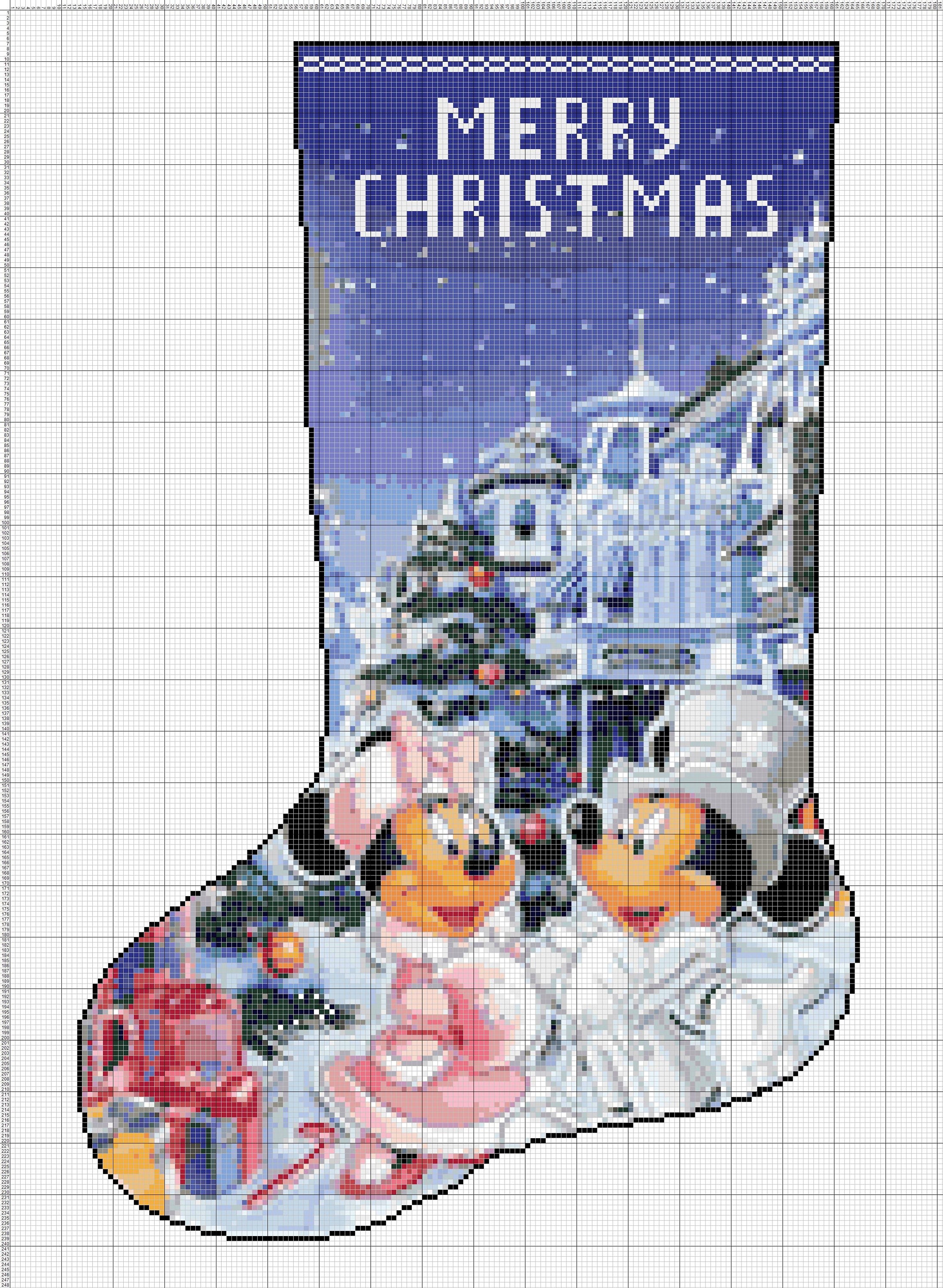 Dimensions Cross Stitch Kit Stocking Mickey