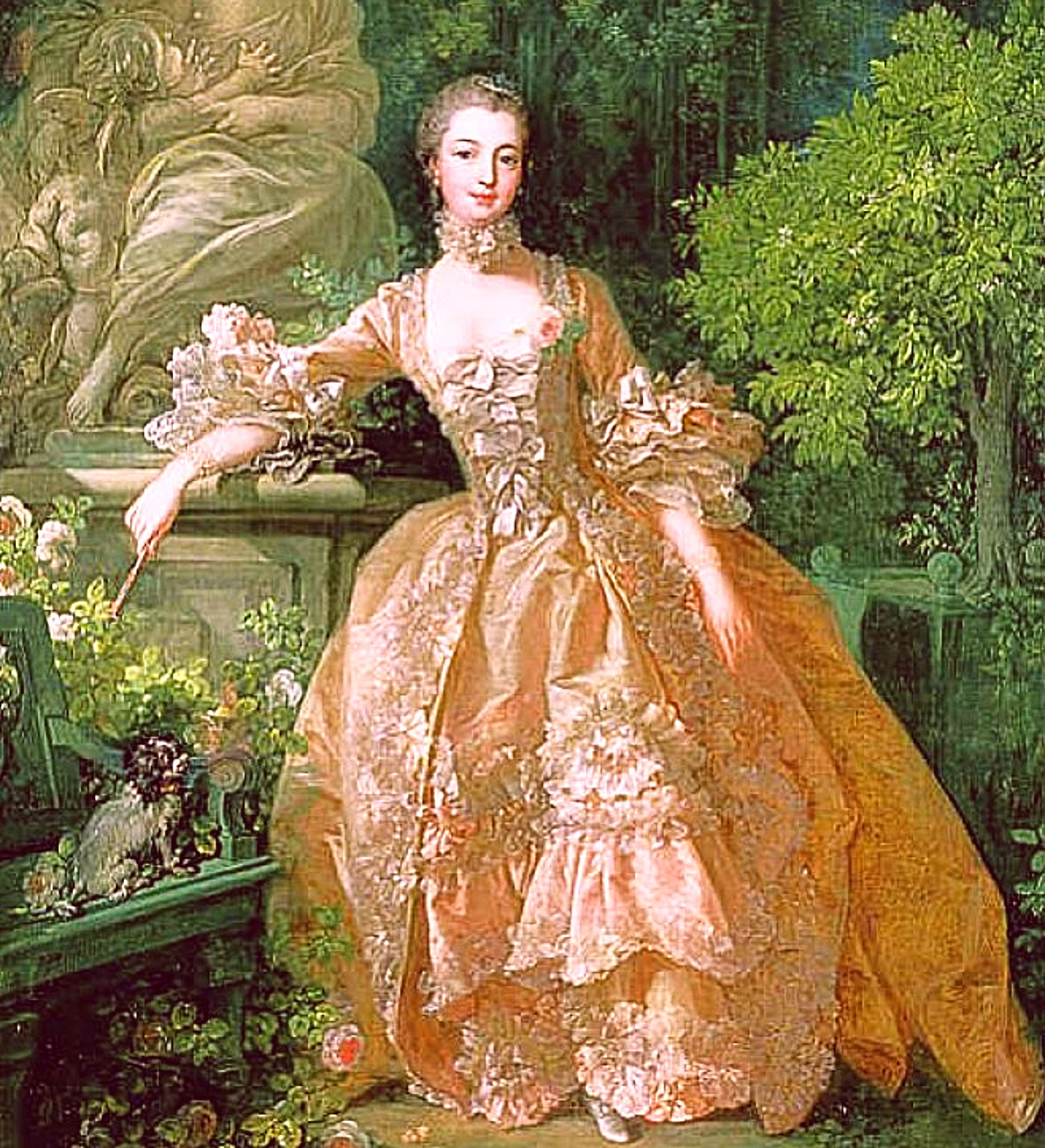 Pompadour dress top