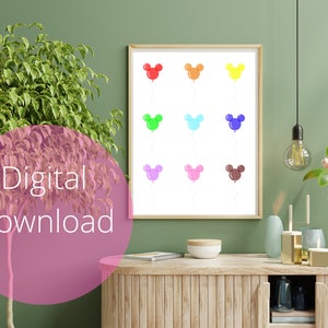 Pride muis ballon digitale download