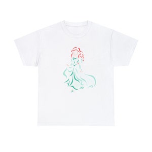 Zeemeermin Unisex zwaar katoenen T-shirt