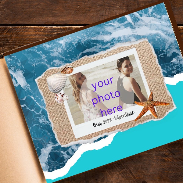 15 Page Beach Trip Photo Book Digital Download