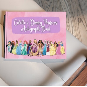 Customizable Princess Autograph Book