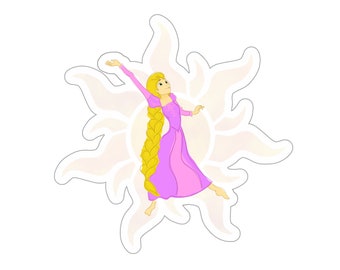 Verlorene Prinzessin Dancing Kiss-Cut Stickers