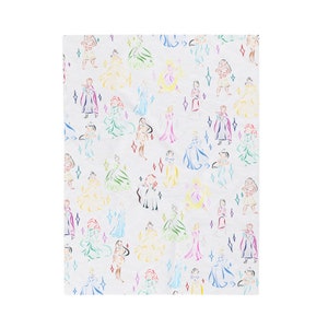 All Princesses Velveteen Plush Blanket