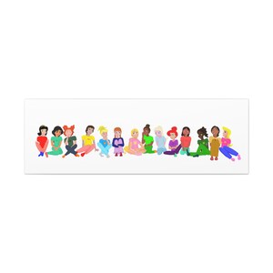 Prinzessin Sleepover Canvas