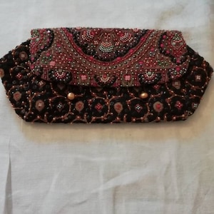 Beaded Antique vintage evening bag