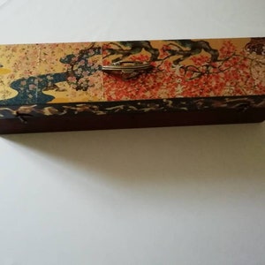 Elegante japanische Stil Künstler Box. (Up cycled)