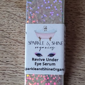 Revive Under Eye Serum / Organic Eye Serum / Tratamiento de ojeras / Cuidado de la piel orgánico / Regalos para ella / Crema para ojos