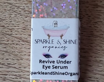Revive Under Eye Serum / Organic Eye Serum / Tratamiento de ojeras / Cuidado de la piel orgánico / Regalos para ella / Crema para ojos