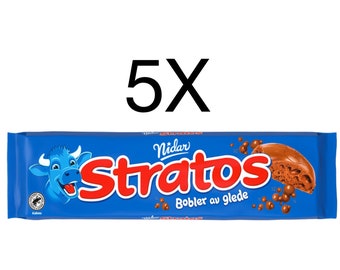 Stratos Nidar Norwegian Milk Chocolate Bars 5X150g
