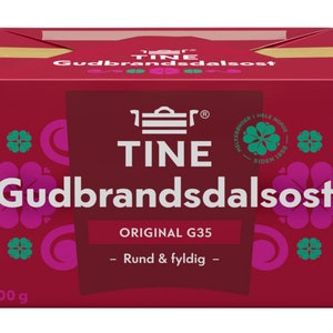 Tine Brunost Norwegian Brown Cheese Gudbrandsdalsost 500g