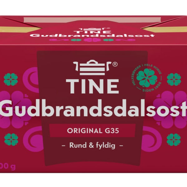 Tine Brunost Norweski Brązowy Ser Gudbrandsdalsost 500g