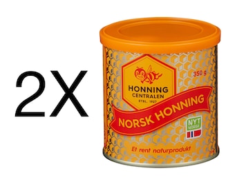 Norwegian Honey Honning Centralen Norsk Honning 2X350g