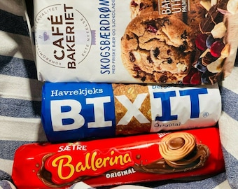 Norwegian Cookie Mix #4 Bixit Kjeks Sætre Skogsbærdrøm Ballerina