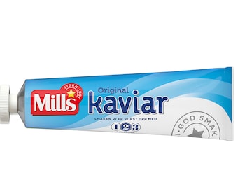 Mills Kaviar Norwegian Smoked Cod Caviar Spread 185g Tube