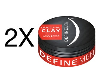 Define Men Moulding Clay Norwegian Hair Mud Wax 2X80ml