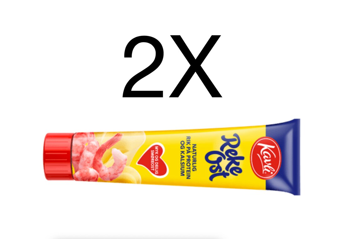 Kavli Norwegian Shrimp Cheese Spread Reke Ost Rekeost 2x175g Etsy