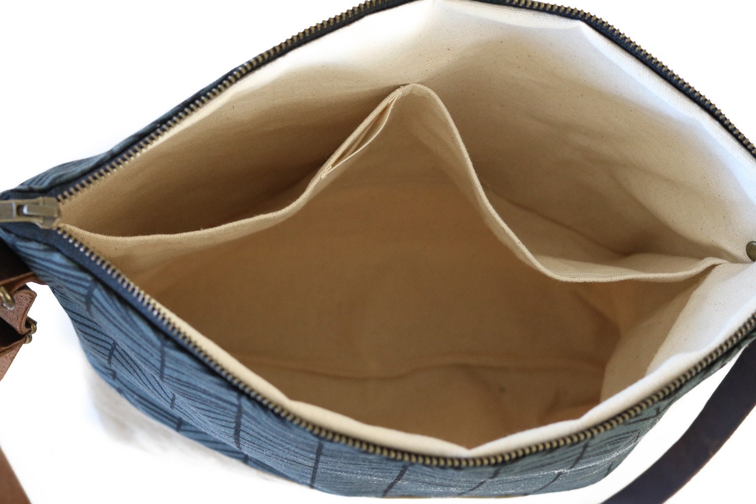 waxed canvas crossbody bag