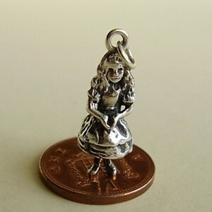Sterling silver alice in wonderland jewelry 2025