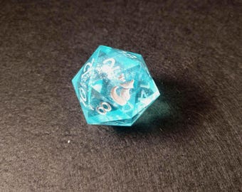 45mm D20 Chonk - Ice Queen - SKU C012