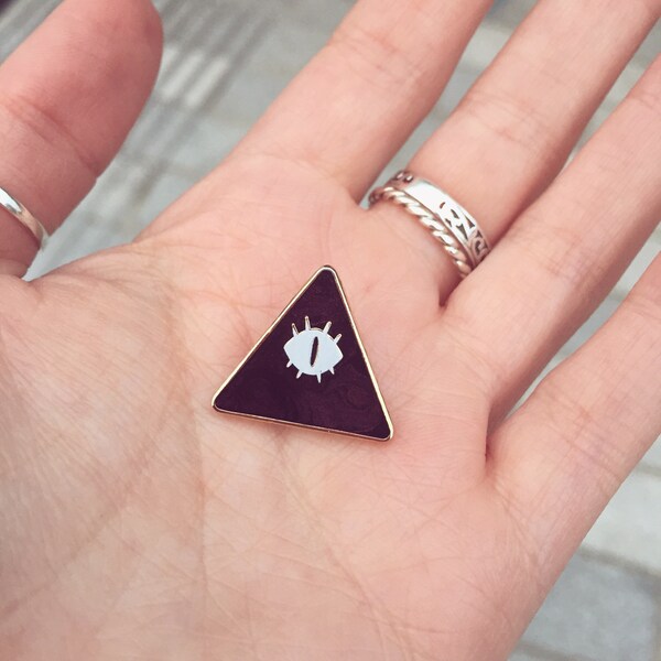 Bill Cipher Dream Demon Hard Enamel Pin Gravity Falls Illuminati