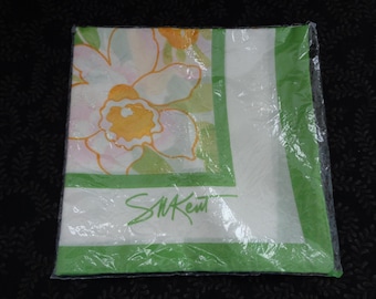 Vintage 1978 Avon "Burst of Spring" scarf