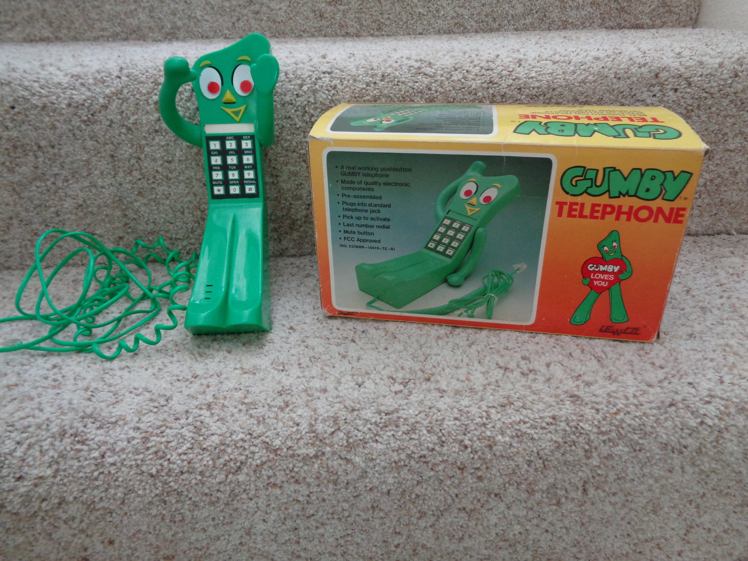 Gumby Telephone With Paperwork and Original Box - Etsy