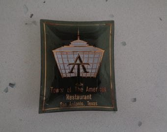 Vintage Trinket Tray/ashtray from Tower of Americas Restaurant