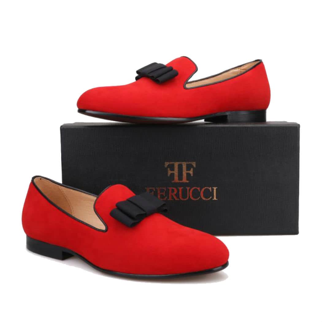 Red hotsell prom loafers