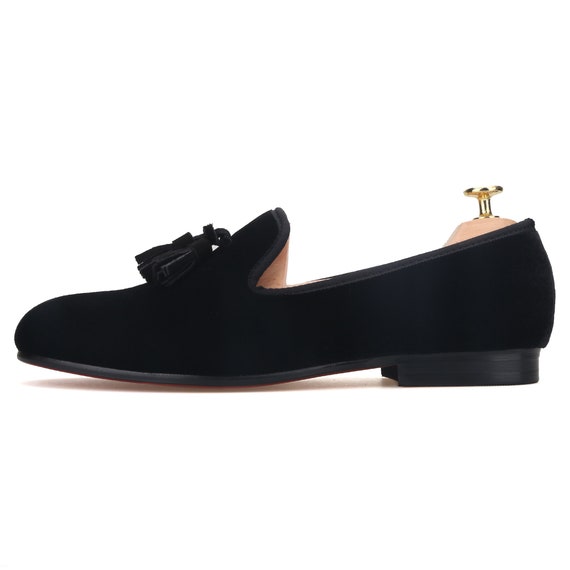 FERUCCI BLACK SUEDE WITH LEATHER TASSEL  LOAFER SHOES  SIZE 10 PROM WEDDING LOA… FERUCCI | Shoes | Ferucci Black Suede With Leather Tassel  main image 2