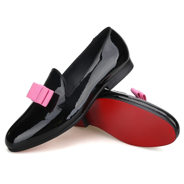 Mens Pink Loafers Etsy