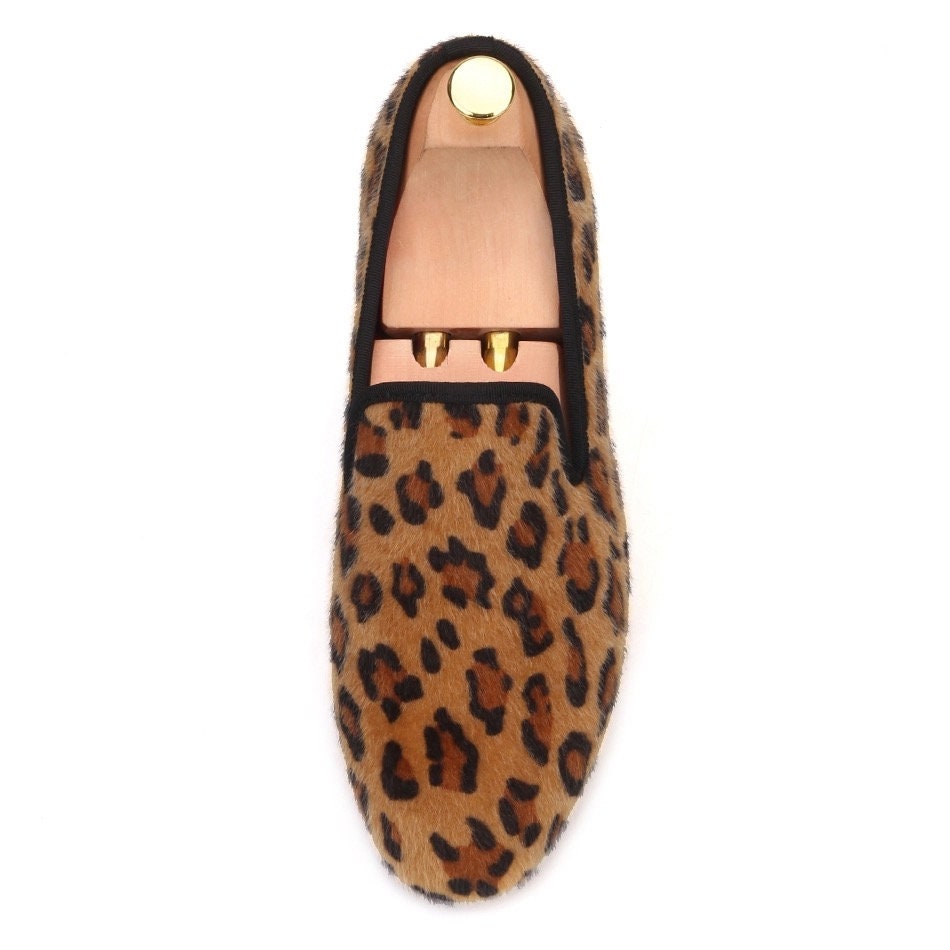 FERUCCI Leopard Print Slippers Loafers Prom Wedding - Etsy display picture 2