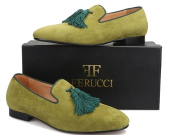 Merlutti Custom Green Camouflage Loafer - Etsy display picture 1