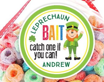 Personalized Leprechaun Bait Plate