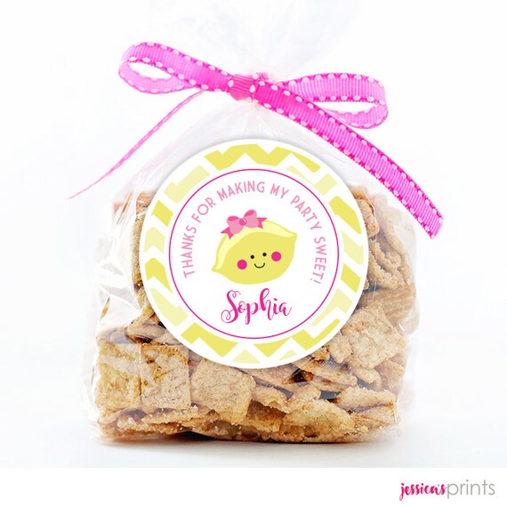 Lemonade Birthday Party Lemonade Party Lemon Return Address Label Lemon Address Label Lemon Sticker Lemon Labels
