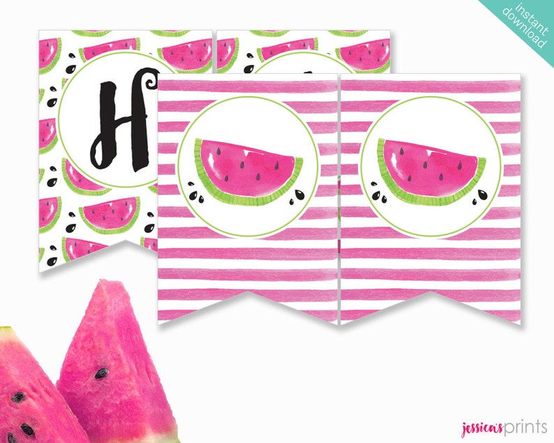 Fast Obtain Watermelon Printable Get together Banner, Watermelon Satisfied Birthday banner, Watermelon Celebration Printable, Crimson Watermelon Banner picture about Watermelon Printable titled Fast Obtain Watermelon Printable Bash Banner, Watermelon Pleased Birthday banner, Watermelon Celebration Printable, Purple Watermelon Banner