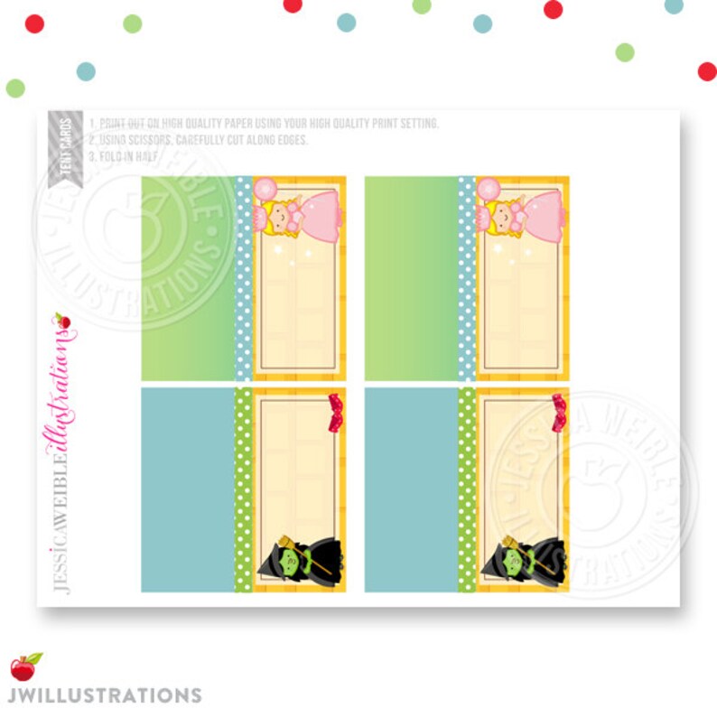 Wizard of Oz Printable Tent Cards V2 Printable Buffet Cards | Etsy