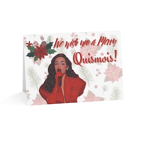 Camila Cabello 'Quismois' Christmas Card | Funny Pop Culture Greeting Card