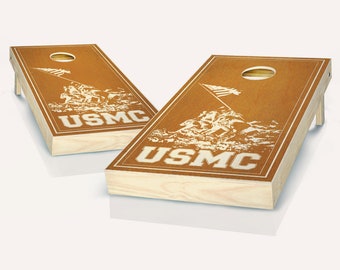 Military Salute Themed Custom JR Size Custom Cornhole Boards Perfect for Kids 15 x 30 Tailgating /& Traveling