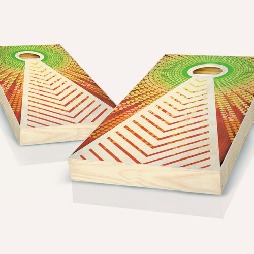 British Flag Cornhole Boards Regulation Size Game Set Baggo Etsy