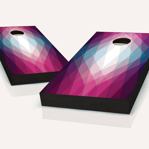 British Flag Cornhole Boards Regulation Size Game Set Baggo Etsy