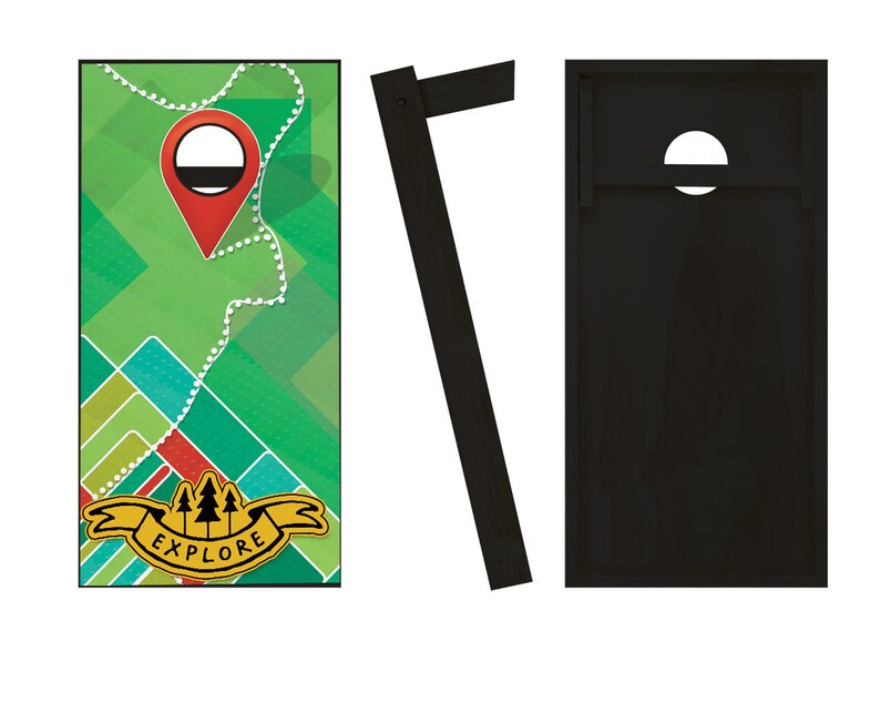 Explore MAP Cornhole Boards Regulation Size Game Set Baggo Etsy