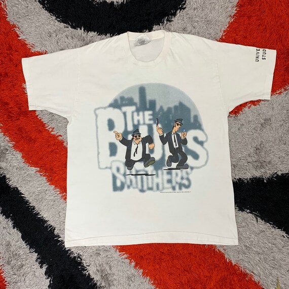 Vintage 90s The Blue Brothers Tee T - Shirt Univer