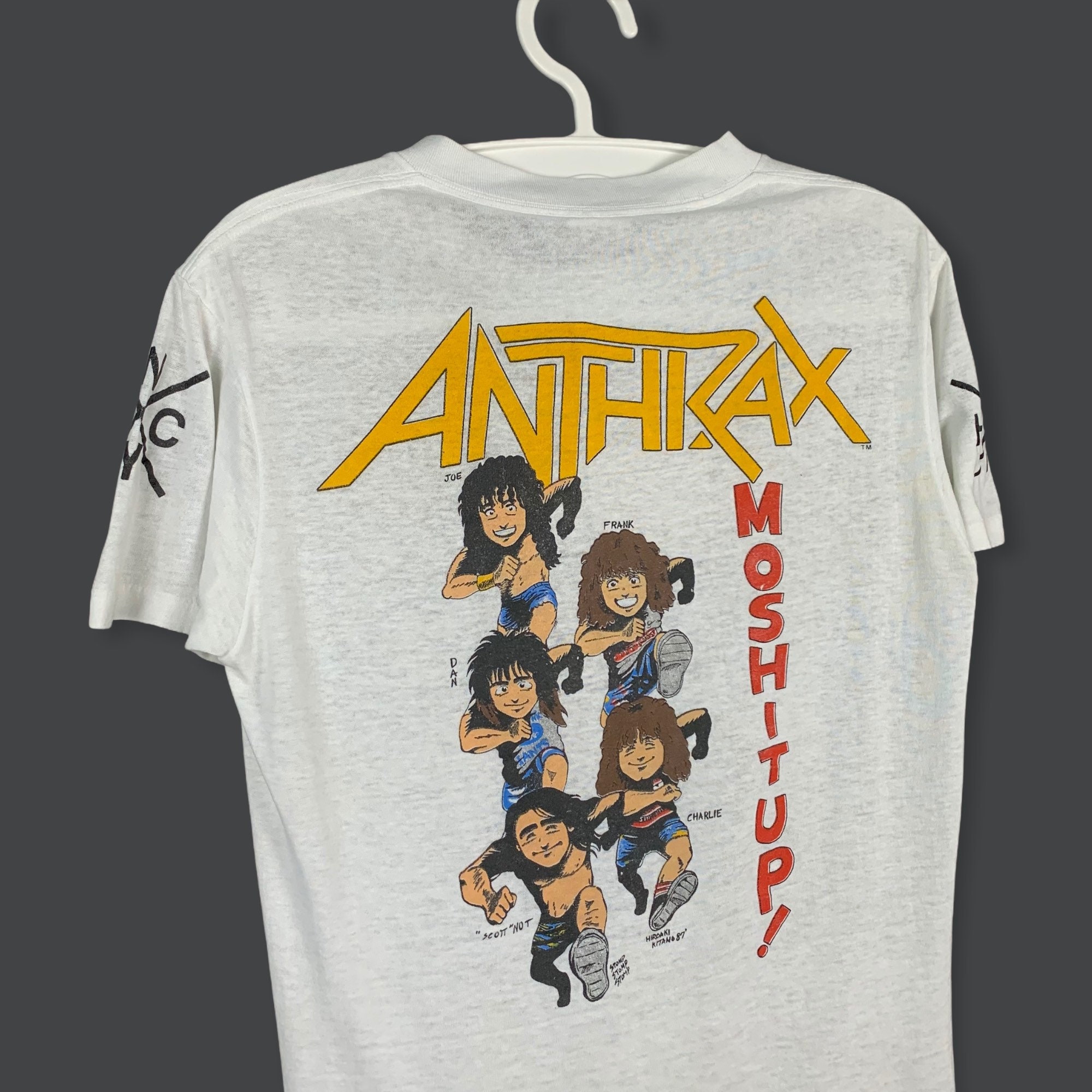 80s ANTHRAX ジャッジデス Tシャツ(デッドストック) 値下げ可能-