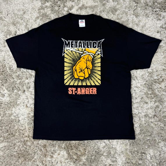 激レア❗ メタリカ 2003年『St. Anger』ツアー Tシャツ METALLICA ST.ANGER Tシャツ 2003年 M - メルカリ