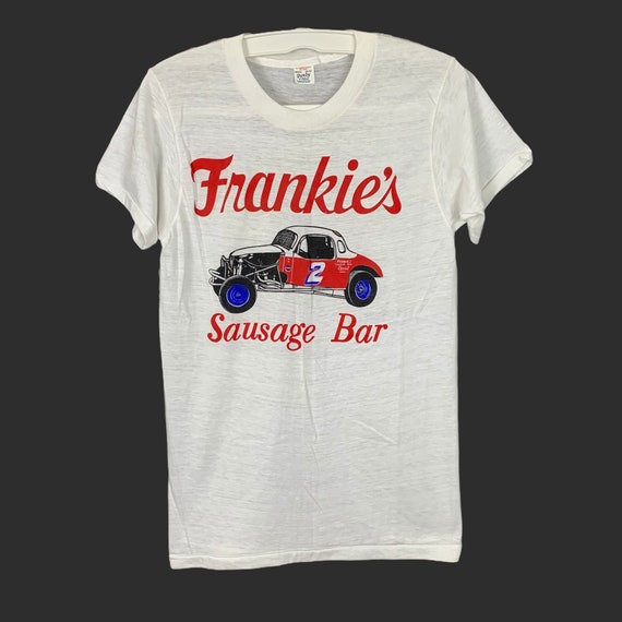 Vintage 60s/70s Frankie's Sausage Bar Tee T - Shir