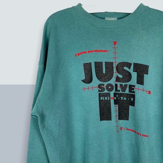 Vintage 90s Algorithm Just Solve It Sweatshirt - image 2